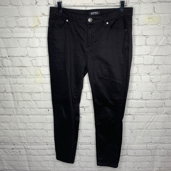 buffalo david bitton mid rise stretch skinny ankle grazer